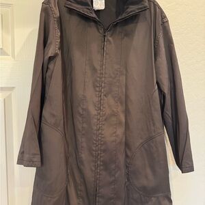 NWOT Nordstrom Women's Lightweight Hooded Jacket Olive Green Size Medium
